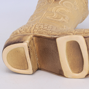 Redeco Wholesale <strong>Cowboy</strong> <strong>Boot</strong> Ceramic <strong>Planter</strong> Western Decor Bulk for Theme Hotel Decor Rustic Container Vase Home Decor - Product Image 6