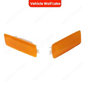 Réflecteur de pare-chocs avant à LED pour Volkswagen Golf 5 GTI 2003-2008, lentille 1K5945072A 1K5945071A, côté droit et gauche, forme plate - Product Image 3