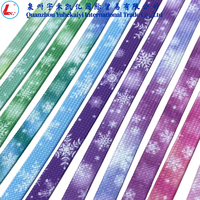 Lacets colorés flocon de neige 0,8 cm pour l'hiver, sangles d'ambiance romantique pour chaussures de skate, chaussures décontractées, et emballages