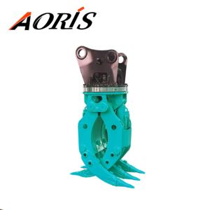 Заводская цена, 3,5 тонн, 5 тонн, 8 тонн, 12 тонн, 15 тонн, 20 тонн, 30 тонн, фиксированный Гидравлический Грейфер для каменной древесины - Product Image 2