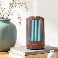 Diffuseur d'aromathérapie ultrasonique portable en plastique écologique USB OEM, humidificateur avec éclairage LED, grande capacité, coffret cadeau, usage domestique