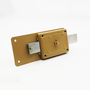 Loquet de sécurité antivol pour <span class=keywords><strong>porte</strong></span> et portail, avec clé, en laiton, à montage en saillie, pour extérieur - Product Image 6
