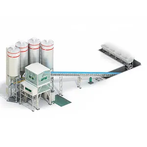 50m3/H Mobiele Betonfabriek Prijs Cement Betonfabriek Batching Plant Klaar Gemengde Betonfabriek HZS50-3H