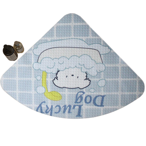 PVC en forme d'éventail anti-dérapant <span class=keywords><strong>bain</strong></span> salle <span class=keywords><strong>de</strong></span> douche tapis <span class=keywords><strong>de</strong></span> sol toilette ventouse Anti-chute ménage salle <span class=keywords><strong>de</strong></span> <span class=keywords><strong>bain</strong></span> tapis <span class=keywords><strong>de</strong></span> pied incurvé - Product Image 1