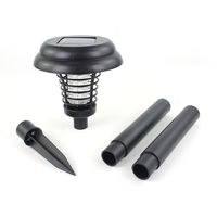 Lampes anti-moustiques LED étanches pour l'extérieur, alimentées par énergie solaire, avec 2 modes d'éclairage pour le jardin, la pelouse et le camping