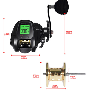 Nuevo carrete Baitcasting digital/eléctrico con carga USB - Product Image 2