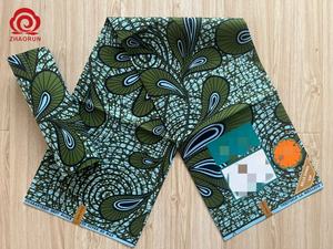 Tissu <span class=keywords><strong>sud</strong></span>-<span class=keywords><strong>africain</strong></span> en coton Ankara imprime un tissu de cire hollandaise aux couleurs vives à chevrons pour garçons filles de confiance - Product Image 6