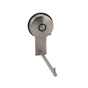 <b>Suction</b> Cup Toilet Paper Holder Bathroom <b>Hooks</b> for Towel Wall Mounted Toilet Roll Holder Tissue Paper - Product Image 4