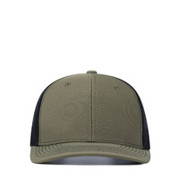 Casquettes Trucker OEM Personnalisées Hip Hop pour l'extérieur et la plage, en tissu éponge, avec logo brodé 3D, calotte haute, dos en maille, coupe profonde, pour grandes têtes XXL