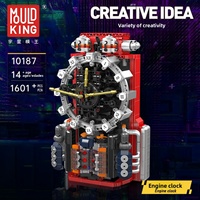 Juego de Relojes Mecánicos Cyberpunk OEM al por Mayor, Serie de 40 Piezas, Bloques de Construcción de Plástico ABS, Juguete de Construcción de Fantasía