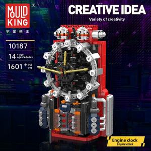 Wholesale OEM Cyberpunk Mechanical Clock <b>Set</b> Series <b>Building</b> <b>Blocks</b> Assembly Children's Educational Toys Plastic Ornaments Gift - Product Image 3