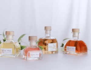 Botellas de Ginebra de Vidrio Transparente de Lujo de 50 ml, 100 ml, 150 ml, 180 ml, Estilo Nórdico con Corcho para Whisky, Brandy, Ron, <span class=keywords><strong>Vodka</strong></span>, Tequila - Product Image 4