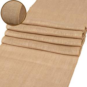 Corridore da tavolo in juta <span class=keywords><strong>Vintage</strong></span> naturale 12x108 pollici per matrimonio rustico - Product Image 2