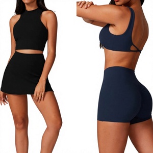 Conjunto Deportivo al por Mayor, Leggings, Ropa de Gimnasio de 2 Piezas, Traje Deportivo para Mujer, Conjunto de Yoga, Ropa para Mujer Personalizada - Product Image 1
