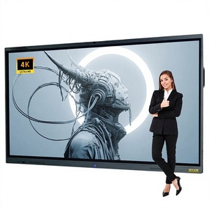 55 65-inch Smart Conference Flat Panel TV 4K Ultra-thin HD Conference Room Display Commercial Smart Screen Projection Screen - Product Image 1