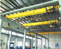 Grue supérieure de levage électrique avec télécommande, pont idéalement suspendu, capacité de 5 tonnes/10 tonnes/16 tonnes