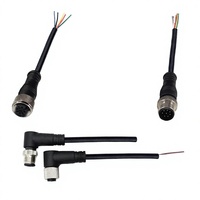 Connecteur Aviation Étanche 12V 4P DIN GX12 M12 Mâle avec Câble Pigtail, Cordon d'Extension Circulaire pour Caméra de Voiture, DVR, Moniteur