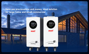 DEBE sistemas de energía <span class=keywords><strong>solar</strong></span> de ciclo profundo 48V 51,2 V 100ah 200ah Lifepo4 10kw batería de almacenamiento de iones de litio bacterias - Product Image 2