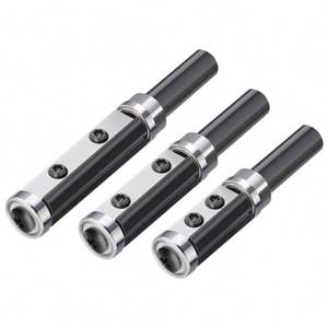 一次性修边刀1/2手柄可拆卸侧面和表面铣削木工螺旋木材塑形刀头 - Product Image 1