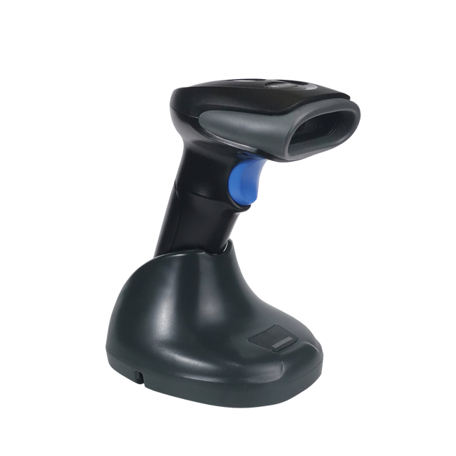 2D Barcode Scanner Wireless QR Code Reader 2.4G Handheld Industrial Bar Code Scanner for Supermarket Warehouse