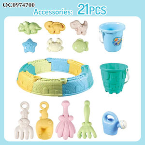 Nuovi Giocattoli da Spiaggia Ecologici per Bambini Estate 2024: Secchiello e Paletta per Costruire Castelli - Product Image 6