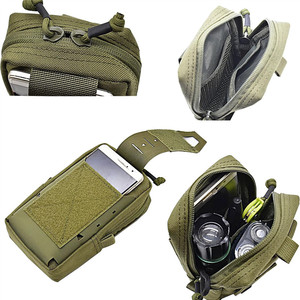 Multiusos táctico EDC Molle cintura bolsa cinturón cintura teléfono móvil funda Camping senderismo utilidad IFAK herramientas Kit <span class=keywords><strong>Gadget</strong></span> - Product Image 3