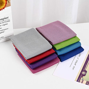 Sports Towel 30x100cm Polyester Quick-Drying <b>Cooling</b> Towel With Logo Printing Outdoor Fitness Use - Product Image 4