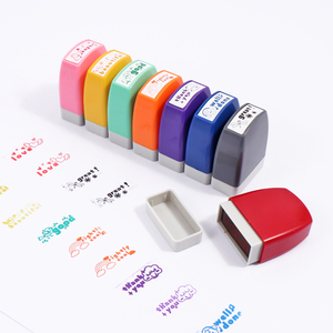 <span class=keywords><strong>Nuovo</strong></span> Timbro Foska per Premi Bambini, Colori Assortiti, per Commenti e Incoraggiamenti, Ideale per la Controllo dei Compiti dagli Insegnanti - Product Image 1