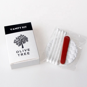 ชุดโต๊ะเครื่องแป้งโรงแรมแบบใช้แล้วทิ้งพร้อมแผ่นผ้าฝ้าย - Product Image 1