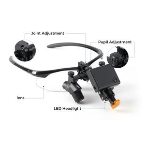 Occhiali Ingrandenti Chirurgici Dentali 5.0X/6.0X con Luce LED Frontale Ergonomica - Product Image 2