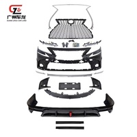 Pour Toyota Camry 2018-2021 kits de carrosserie automatique de haute qualité mise à niveau vers LEXUS LS FACE comprennent calandre pare-chocs arrière lèvre pare-chocs de voiture