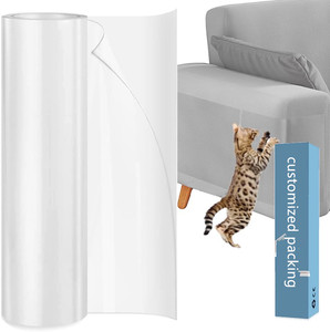 <span class=keywords><strong>Protector</strong></span> de <span class=keywords><strong>muebles</strong></span> para arañazos de gato, protectores de esquina de sofá transparentes para gatos de interior, grifo adhesivo antiarañazos disuasorio - Product Image 6