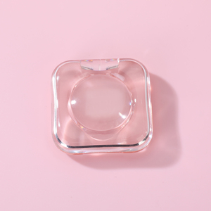 Commercio all'ingrosso di alta qualità quadrato <span class=keywords><strong>trasparente</strong></span> <span class=keywords><strong>polvere</strong></span> di plastica compatta e fard caso vuoto su misura materiale di imballaggio cosmetico - Product Image 4