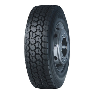 Pneu radial 16PR neuf pour camion léger 11R22.5 11R24.5 315/80R22.5, pneu de remplacement sans chambre à air à motif de roulement pour remorque/essieu avant/direction - Product Image 2