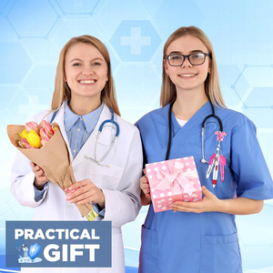 <span class=keywords><strong>Regali</strong></span> per il giorno dell'<span class=keywords><strong>infermiera</strong></span> con Clip con Badge retrattile evidenziatore Mini torcia a LED portachiavi pieghevole forbici glitterate Set di penne da <span class=keywords><strong>infermiera</strong></span> - Product Image 6