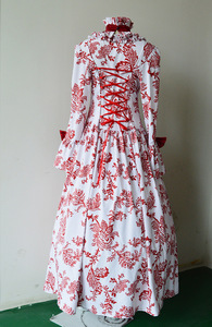 2024 mode 18e siècle femmes Rococo <span class=keywords><strong>robe</strong></span> de <span class=keywords><strong>bal</strong></span> impression longue gothique victorienne <span class=keywords><strong>robe</strong></span> mascarade thème robes - Product Image 6