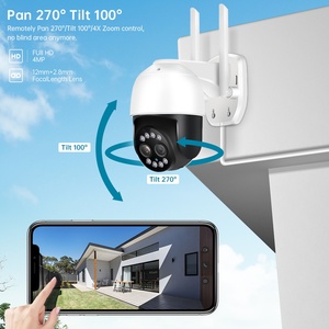 Caméra de surveillance <span class=keywords><strong>BESDER</strong></span> à double objectif 1080P Vision nocturne couleur intégrale Caméra de sécurité extérieure sans fil Wifi - Product Image 2