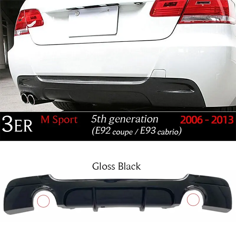 E92 11 noir brillant