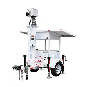 Zonne-energie beveiligingsaanhangwagen bewakingssysteem off-grid <span class=keywords><strong>monitoring</strong></span> voor bouwplaatsen - Product Image 5