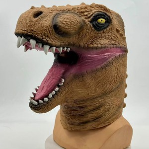 Máscara <span class=keywords><strong>de</strong></span> Látex <span class=keywords><strong>de</strong></span> Dinosaurio T-Rex, Tema Alien vs Depredador, Dientes Afilados, Cosplay <span class=keywords><strong>de</strong></span> Terror para Halloween, Máscara Facial Completa, 18+ - Product Image 2