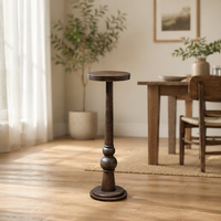 Table basse en bois massif de style français antique pour le salon