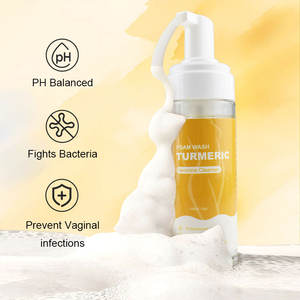 स्त्री-अंतरंग योनि स्नान सभी प्राकृतिक ph संतुलन योनी धोने को सुलाने हल्दी फोम वॉश - Product Image 3