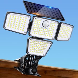 Lampes solaires <span class=keywords><strong>LED</strong></span> à clipser IP67 <span class=keywords><strong>avec</strong></span> <span class=keywords><strong>détecteur</strong></span> de mouvement et télécommande, haute luminosité pour <span class=keywords><strong>extérieur</strong></span> et jardin - Product Image 1