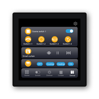 Panneau de commande intelligent 4 pouces Golden Security Zigbee 2026 pour maison connectée, interrupteur mural Tuya, contrôle de la lumière, du groupe et des rideaux