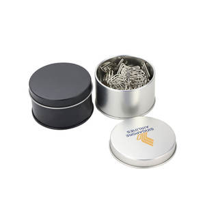 65*40mm scatola di latta circolare in metallo graffetta orologio sportivo bracciale piccolo di medie dimensioni contenitore smerigliato scatola per cuffie - Product Image 1