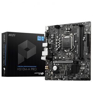 Carte mère de jeu H510M-A PRO d'occasion LGA1200 64 Go de RAM DDR4 Micro-ATX Vente en gros rapide et approvisionnement en vrac - Product Image 1