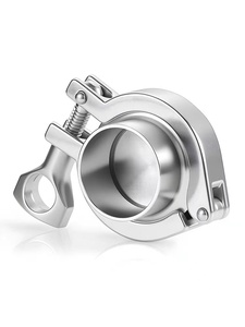 Kit <span class=keywords><strong>de</strong></span> raccords hygiéniques à déconnexion rapide <span class=keywords><strong>Tri</strong></span>-Clamp en acier inoxydable SS304/316 pour applications alimentaires et pharmaceutiques, surface lisse, hexagonale - Product Image 1