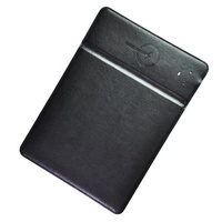 Tapis de souris en simili cuir, étanche, portable, avec logo personnalisé, prix d'usine