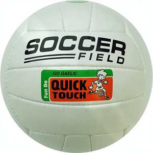 Quick Touch Gaelic Football Game Set Official Weight PVC PU Soccer <b>Ball</b> Custom Logo Quality Leather <b>Training</b> Sports Equipment - Product Image 1