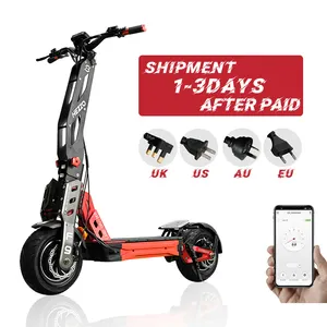 HEZZO EU US Stock Electric Scooter 60V 8000W Dual Motors 40h LG 90Km/h Foldable 12Inch Road TIRE Two wheels Escooter